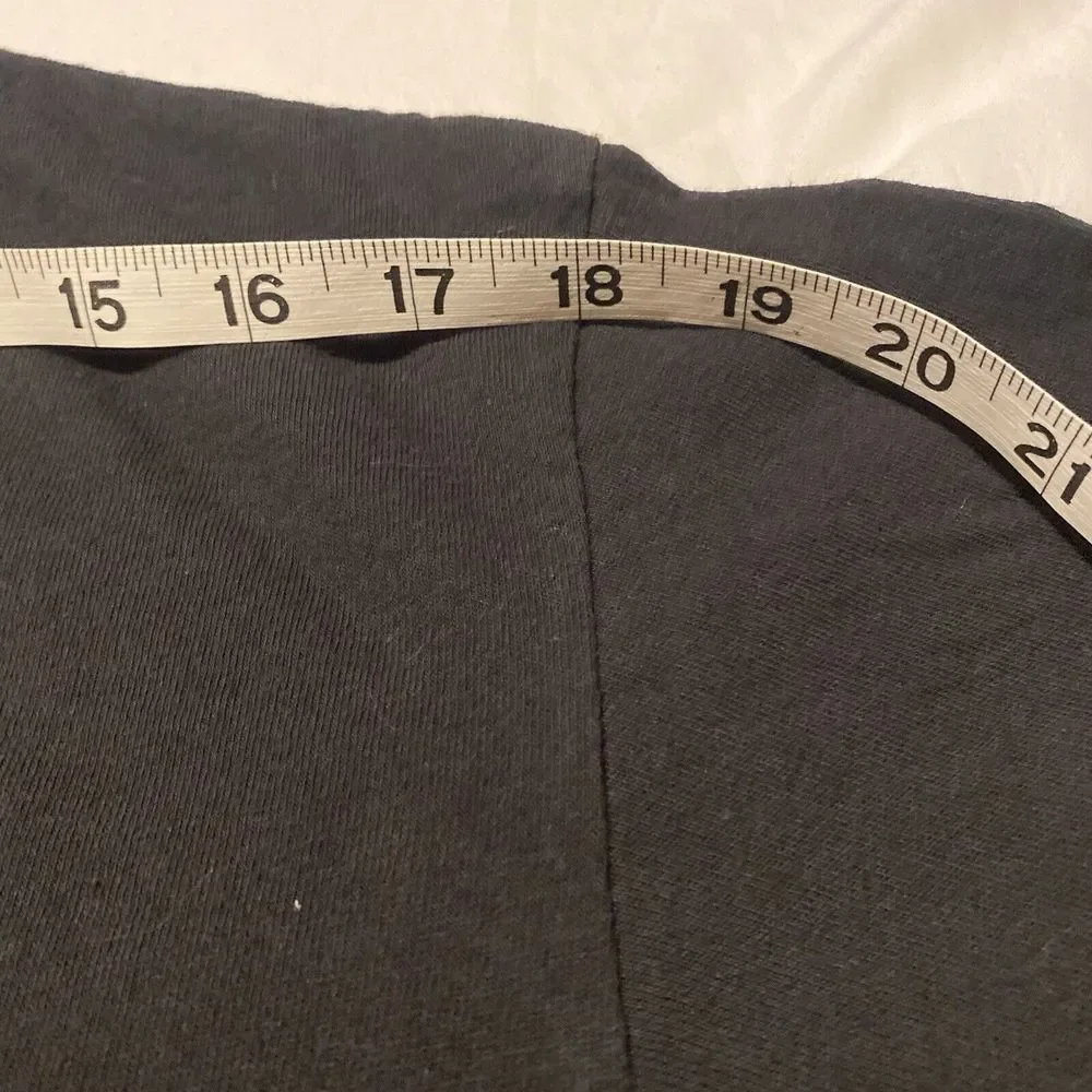 BLACK & WHITE I'M JUST HERE FOR THE FOOD MENS T-SHIRT SIZE LARGE GRAPHIC TEE FUN - Picture 12 of 13